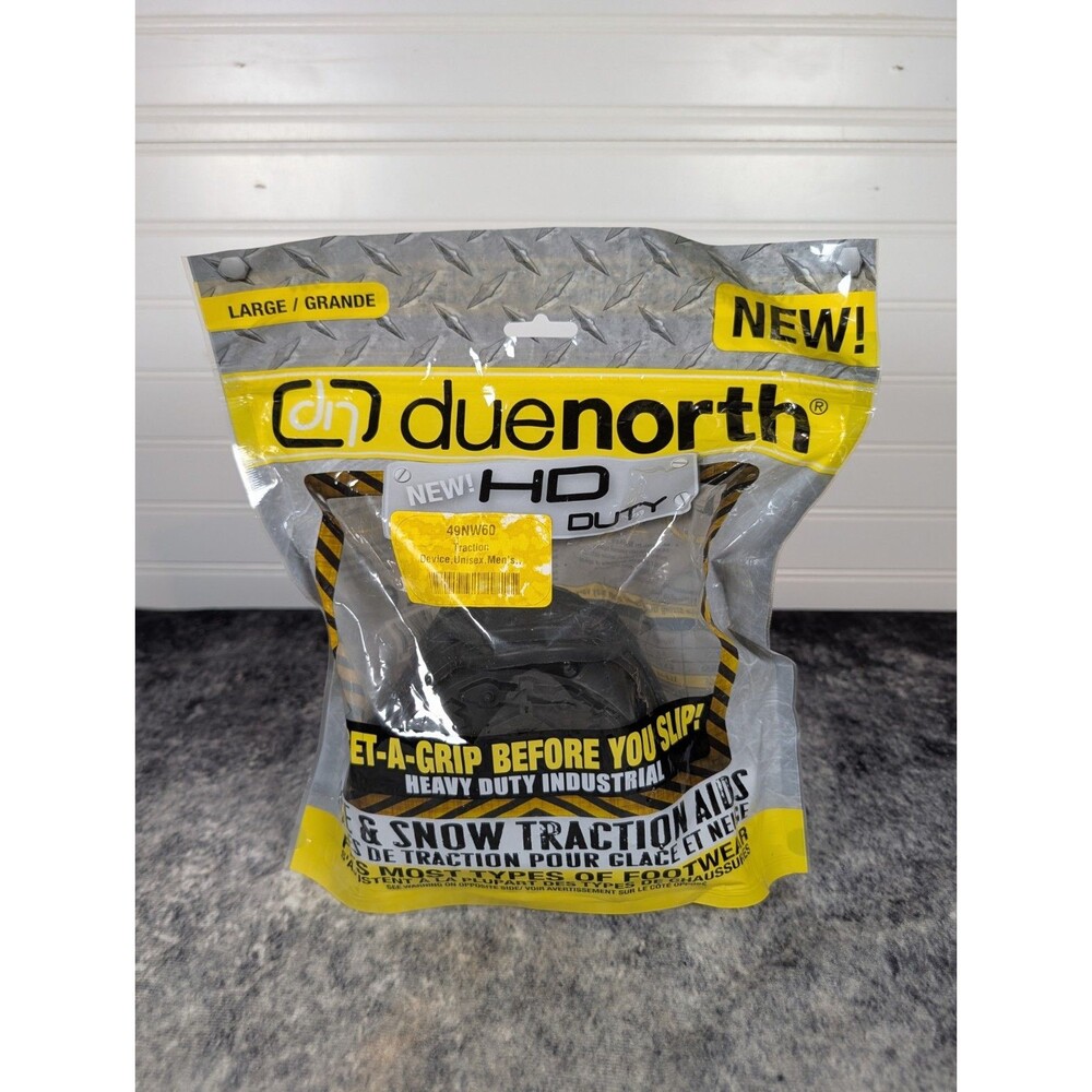 DueNorth Get A Grip Heel Traction Aid For Snow And Ice Size Large New